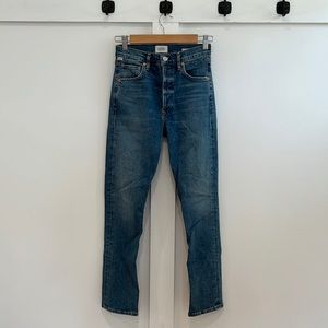 Size 24; Citizens of Humanity jeans; Charlotte high rise straight fit in tinker